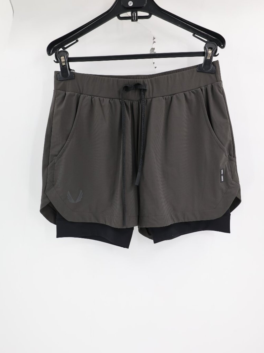 ASRV Shorts Mens Medium Tetra Lite 5" Liner Running Training DSG 0865 Green gym